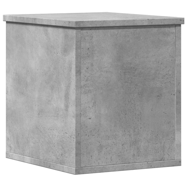 Betongraue Aufbewahrungsbox Cimbru 30x35x35cm (Holz)