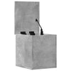 Betongraue Aufbewahrungsbox Cimbru 30x35x35cm (Holz)