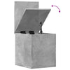 Betongraue Aufbewahrungsbox Cimbru 30x35x35cm (Holz)