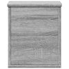 Graue Aufbewahrungsbox Cimbru 30x35x35cm (Holz)