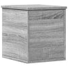 Graue Aufbewahrungsbox Cimbru 30x35x35cm (Holz)