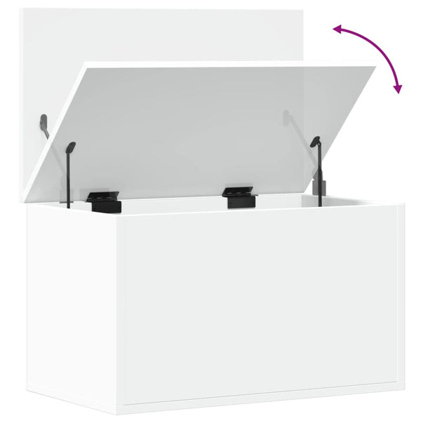 Weiße Aufbewahrungsbox Cimbru 60x35x35cm (Holz)