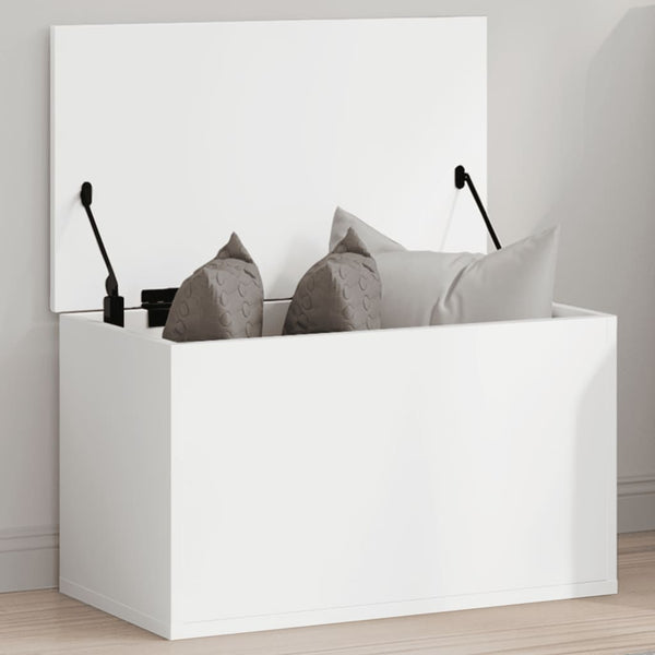 Weiße Aufbewahrungsbox Cimbru 60x35x35cm (Holz)