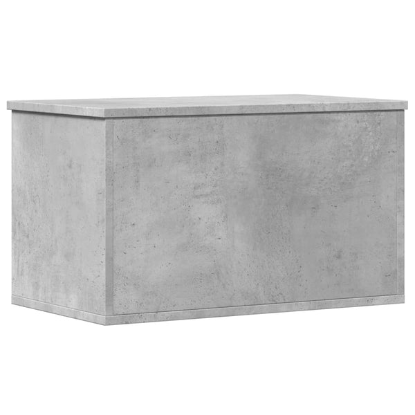 Betoninharmaa säilytyslaatikko Cimbru 60x35x35cm (puinen)