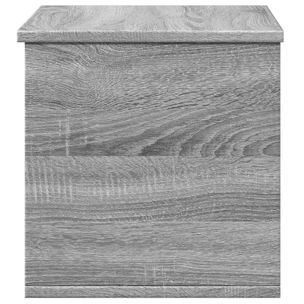 Graue Aufbewahrungsbox Cimbru 60x35x35cm (Holz)
