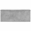 Betongraue Aufbewahrungsbox Cimbru 90x35x35cm (Holz)