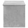 Betongraue Aufbewahrungsbox Cimbru 90x35x35cm (Holz)