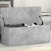 Betongraue Aufbewahrungsbox Cimbru 90x35x35cm (Holz)