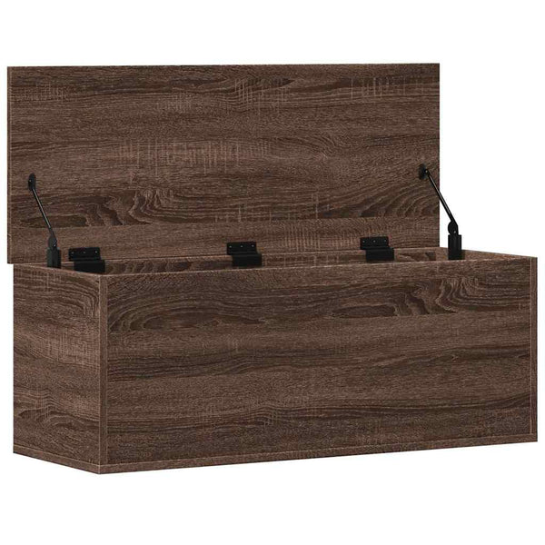Ruskea säilytyslaatikko Cimbru 90x35x35cm (tammi, puinen)