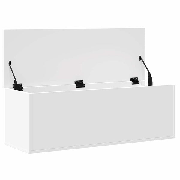 Valkoinen säilytyslaatikko Cimbru 102x35x35cm (puinen)