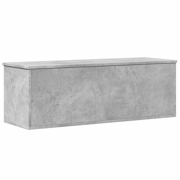 Betoninharmaa säilytyslaatikko Cimbru 102x35x35cm (puinen)