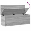 Harmaa säilytyslaatikko Cimbru 102x35x35cm (puinen)