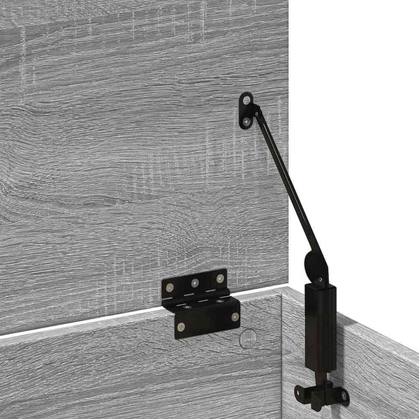 Harmaa säilytyslaatikko Cimbru 102x35x35cm (puinen)