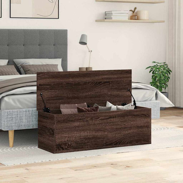 Ruskea säilytyslaatikko Cimbru 102x35x35cm (tammi puinen)