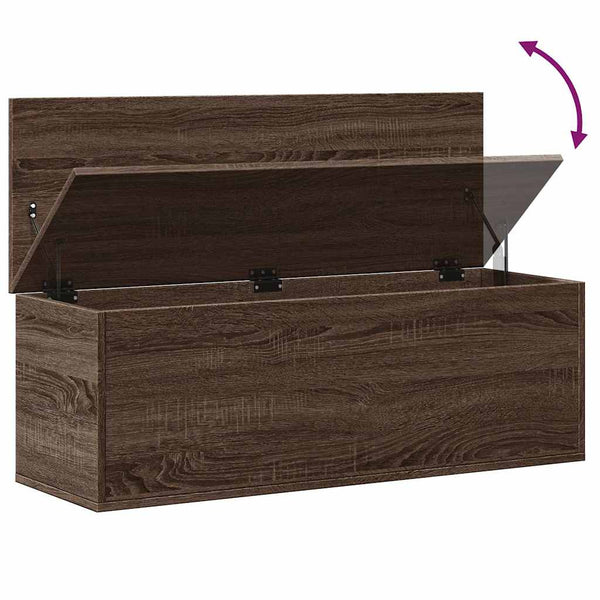 Ruskea säilytyslaatikko Cimbru 102x35x35cm (tammi puinen)