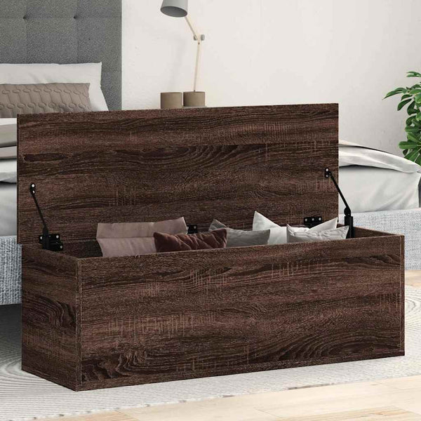 Ruskea säilytyslaatikko Cimbru 102x35x35cm (tammi puinen)
