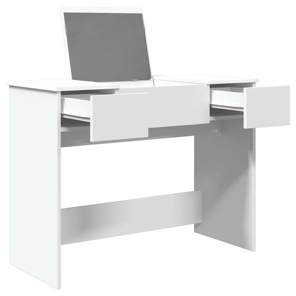 Weißer Schminktisch Abigaiela 100x45x76cm