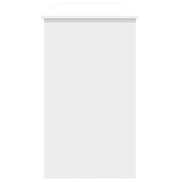 Weißer Schminktisch Abigaiela 100x45x76cm