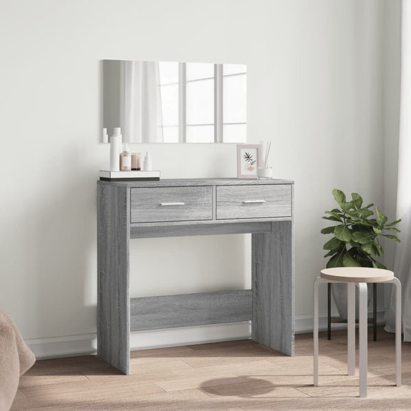 Grauer Schminktisch Negrei 80x39x80cm (Sonoma)