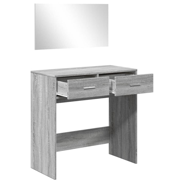 Grauer Schminktisch Negrei 80x39x80cm (Sonoma)