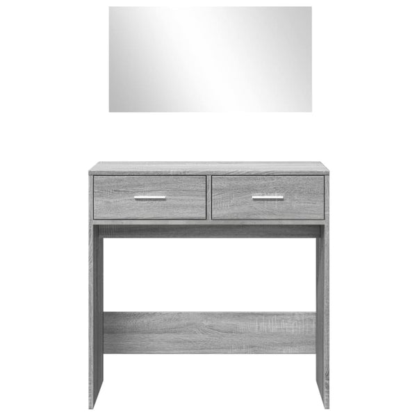 Grauer Schminktisch Negrei 80x39x80cm (Sonoma)