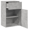 Betongrauer Aufbewahrungsschrank Jayvion 56,5x39x90cm (Spanplatte)