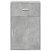 Betongrauer Aufbewahrungsschrank Jayvion 56,5x39x90cm (Spanplatte)