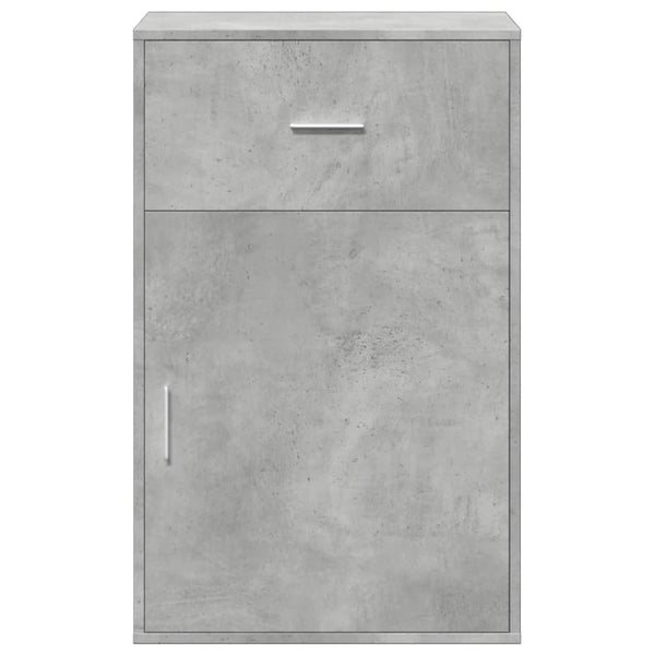 Betongrauer Aufbewahrungsschrank Jayvion 56,5x39x90cm (Spanplatte)