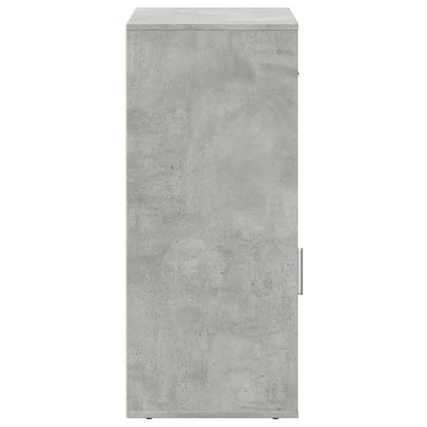 Betongrauer Aufbewahrungsschrank Jayvion 56,5x39x90cm (Spanplatte)