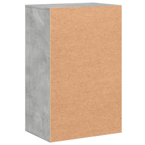 Betongrauer Aufbewahrungsschrank Jayvion 56,5x39x90cm (Spanplatte)