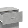 Betongrauer Aufbewahrungsschrank Jayvion 56,5x39x90cm (Spanplatte)
