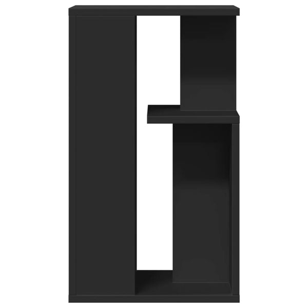 Beistelltisch Wladistaw schwarz 35x35x60cm (Holz)