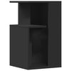 Beistelltisch Wladistaw schwarz 35x35x60cm (Holz)