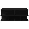 Schwarzer Couchtisch Petroniela 70x70x29cm (Holz)