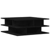 Schwarzer Couchtisch Petroniela 70x70x29cm (Holz)