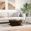 Couchtisch Petroniela aus Räuchereiche 70x70x29cm (Holz)