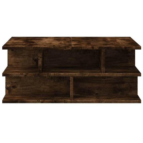 Couchtisch Petroniela aus Räuchereiche 70x70x29cm (Holz)