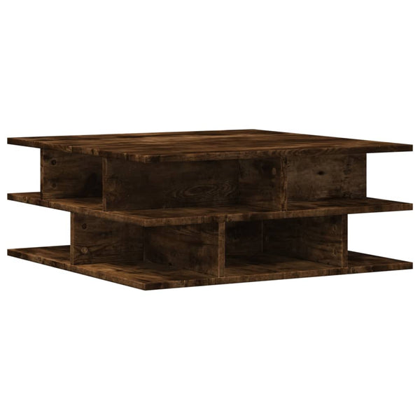 Couchtisch Petroniela aus Räuchereiche 70x70x29cm (Holz)