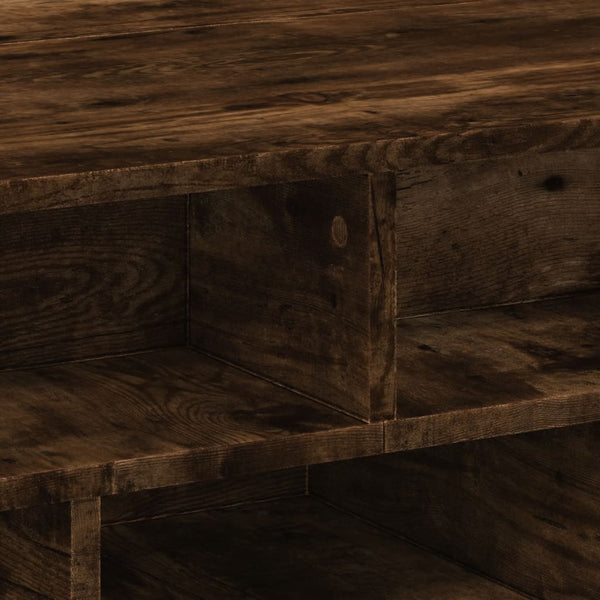 Couchtisch Petroniela aus Räuchereiche 70x70x29cm (Holz)