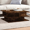 Couchtisch Petroniela aus Räuchereiche 70x70x29cm (Holz)