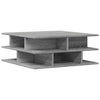 Grauer Couchtisch Petroniela 70x70x29cm (Holz)