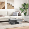 Grauer Couchtisch Petroniela 70x70x29cm (Holz)
