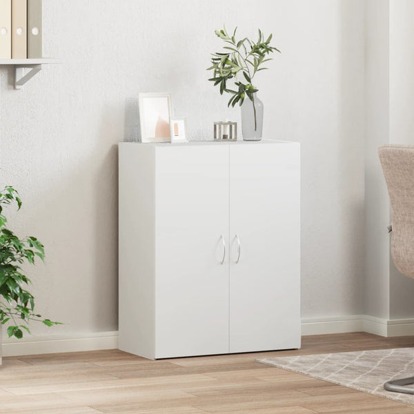 Archivschrank Flora weiß 60x32x77,5cm (Holz)