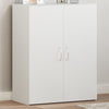 Archivschrank Flora weiß 60x32x77,5cm (Holz)