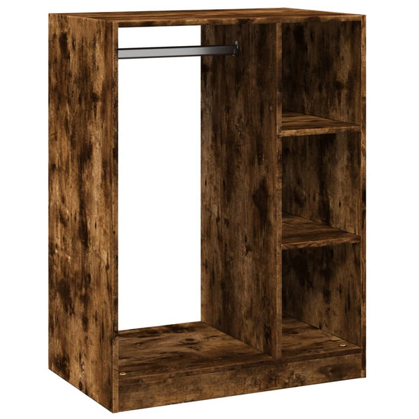 Kleiderschrank Voisan aus geräucherter Eiche 77x48x102cm (Spanplatte)
