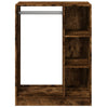 Kleiderschrank Voisan aus geräucherter Eiche 77x48x102cm (Spanplatte)