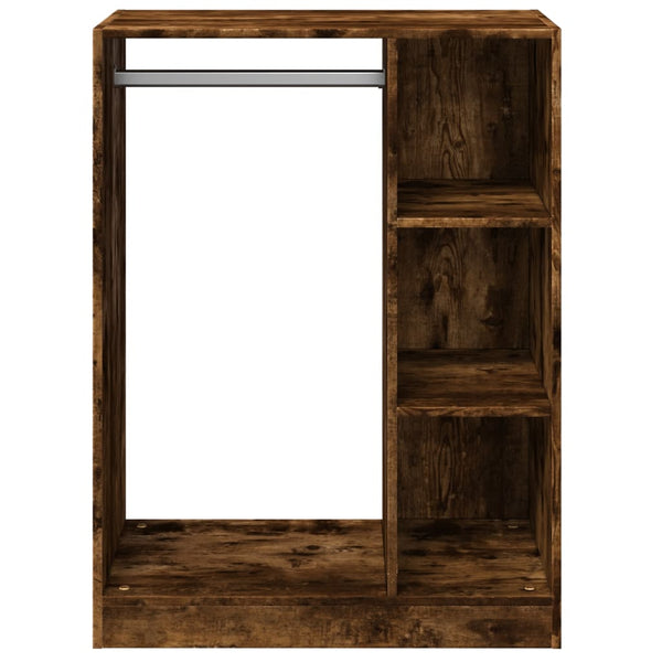 Kleiderschrank Voisan aus geräucherter Eiche 77x48x102cm (Spanplatte)