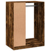 Kleiderschrank Voisan aus geräucherter Eiche 77x48x102cm (Spanplatte)