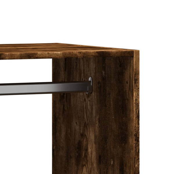Kleiderschrank Voisan aus geräucherter Eiche 77x48x102cm (Spanplatte)