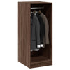 Grauer Kleiderschrank 48x41x102cm Voisan (Spanplatte)